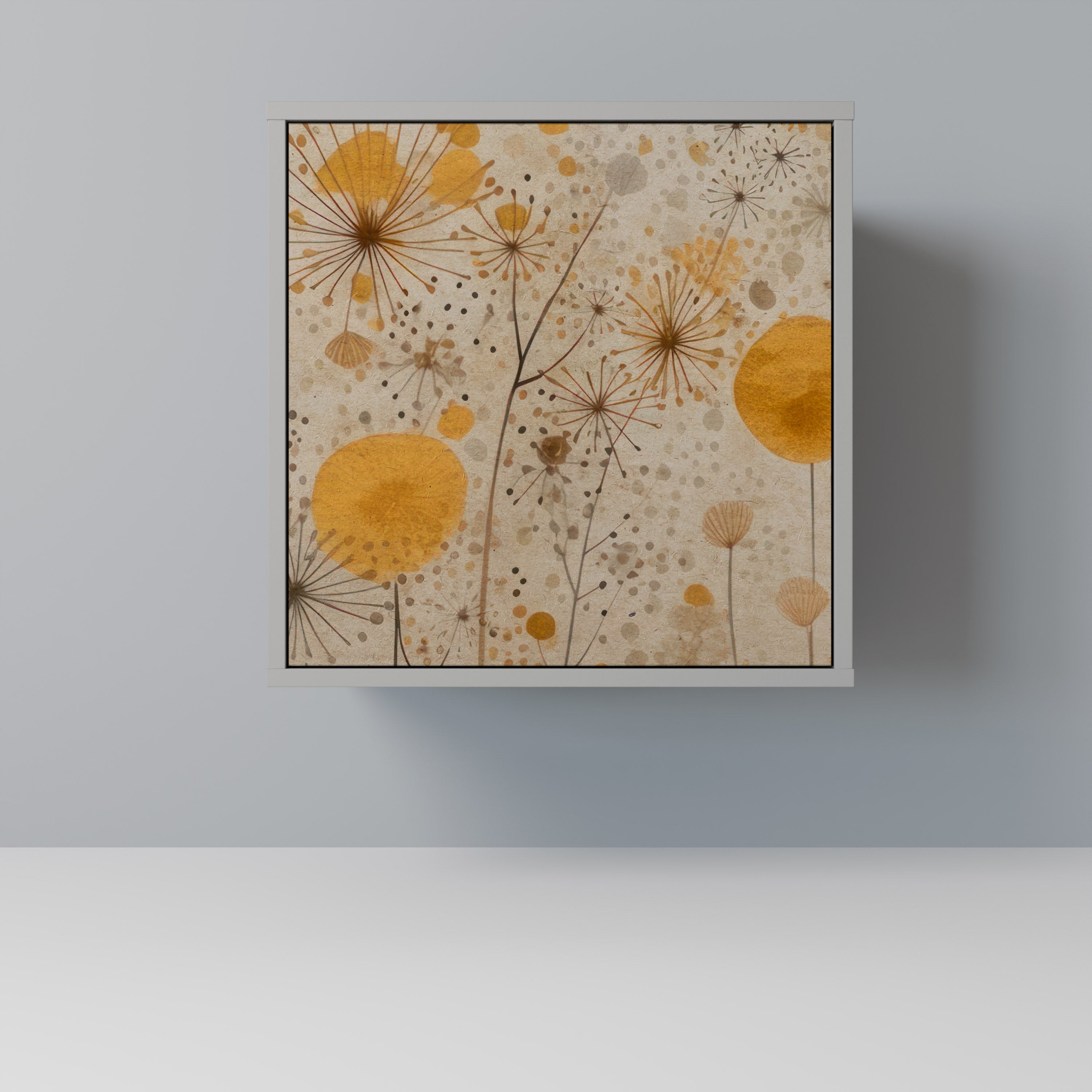 Aparador MORNING GLADE de 1 puerta en acabado gris