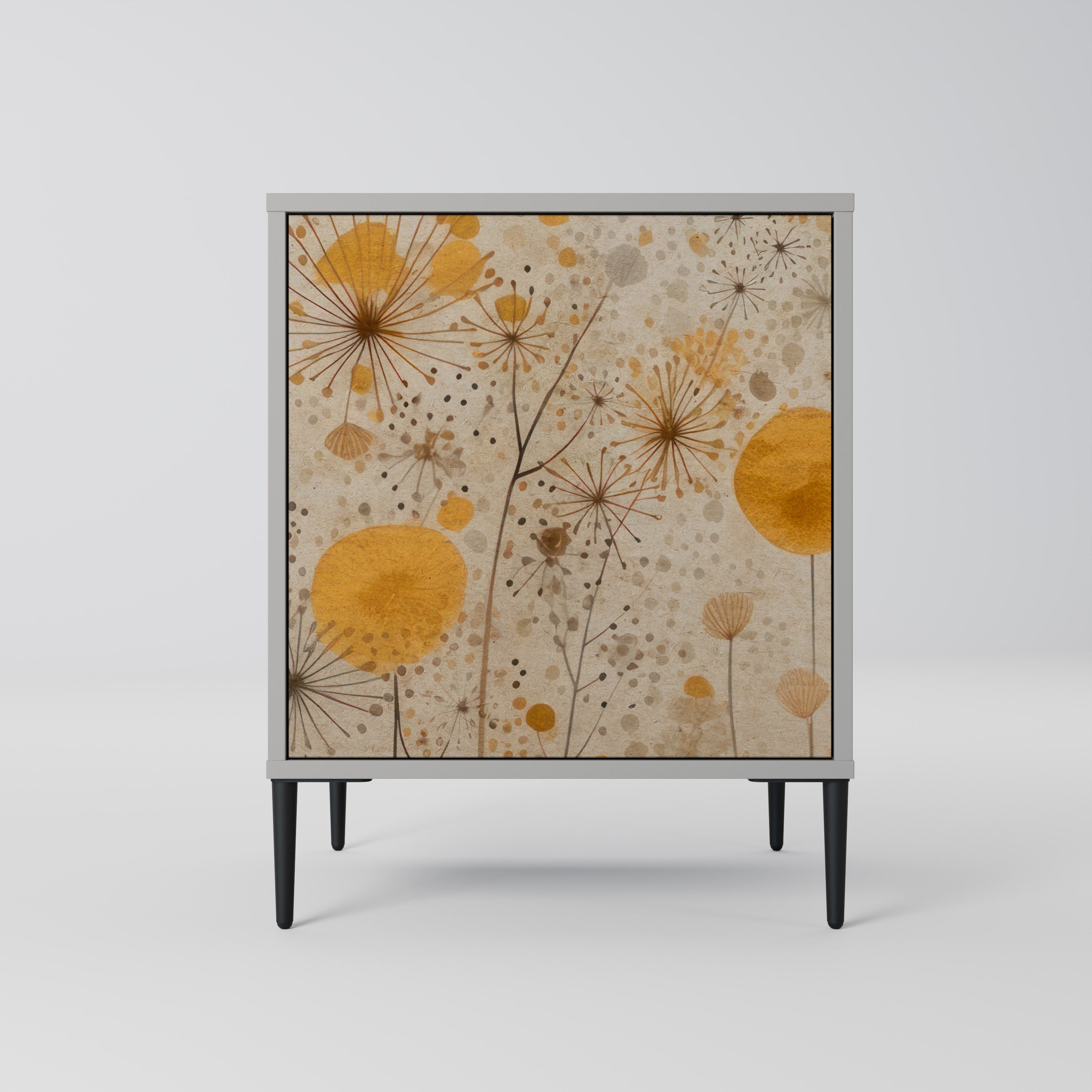 Aparador MORNING GLADE de 1 puerta en acabado gris