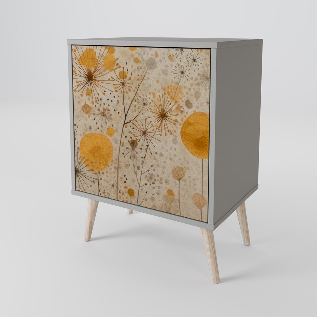 Aparador MORNING GLADE de 1 puerta en acabado gris