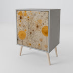 MORNING GLADE 1-Door Sideboard in Grey Finish