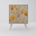 MORNING GLADE 1-Door Sideboard in Grey Finish