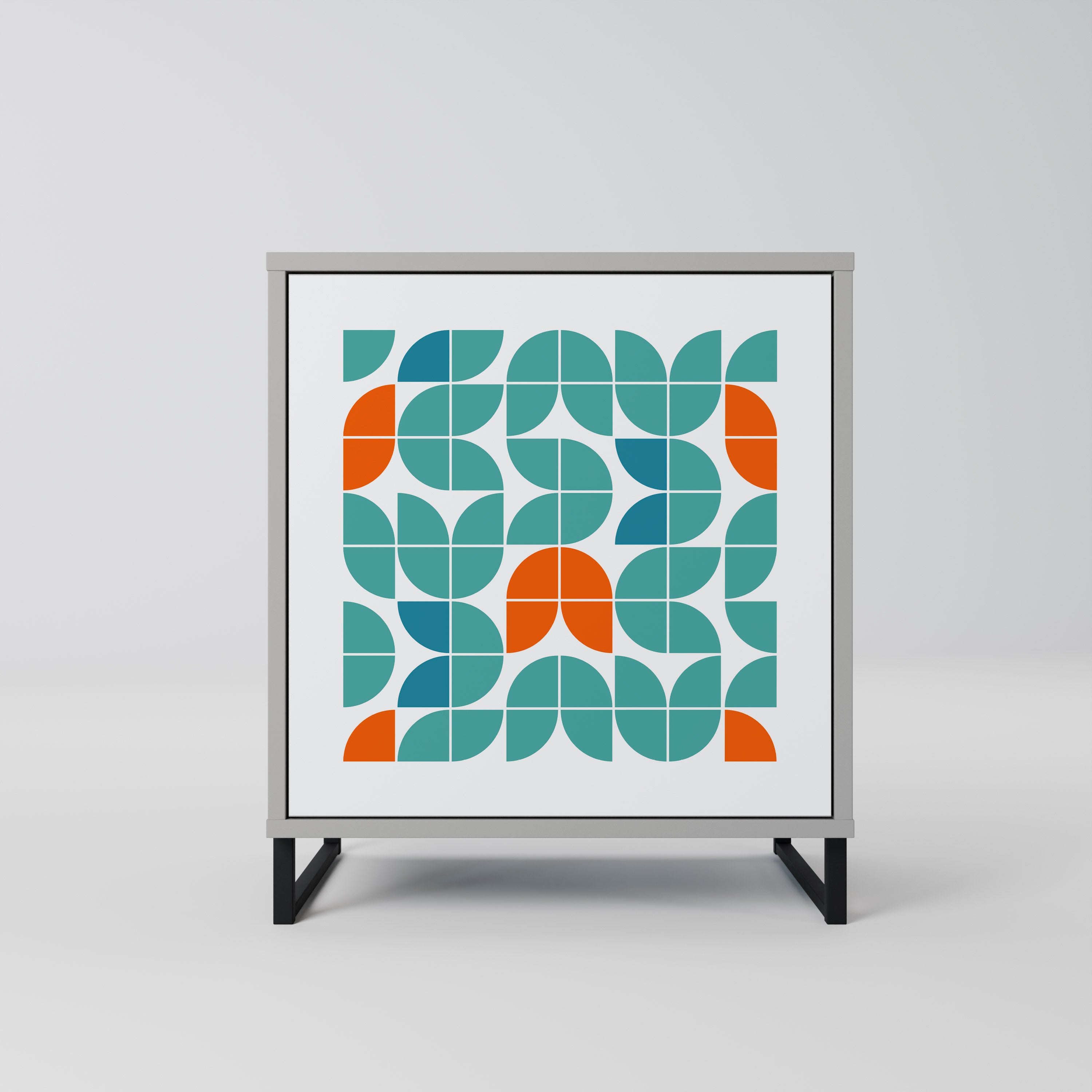 BE THE CHANGE 1-Door Sideboard in Grey Finish