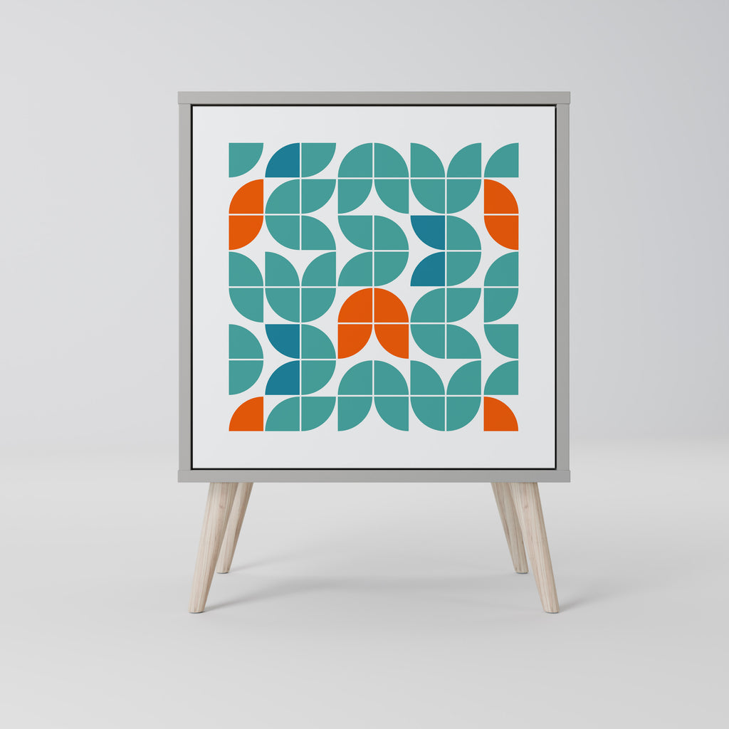 BE THE CHANGE 1-Door Sideboard in Grey Finish