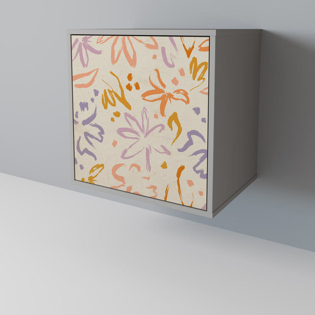 Aparador SPRING WHIMSY de 1 puerta en acabado gris