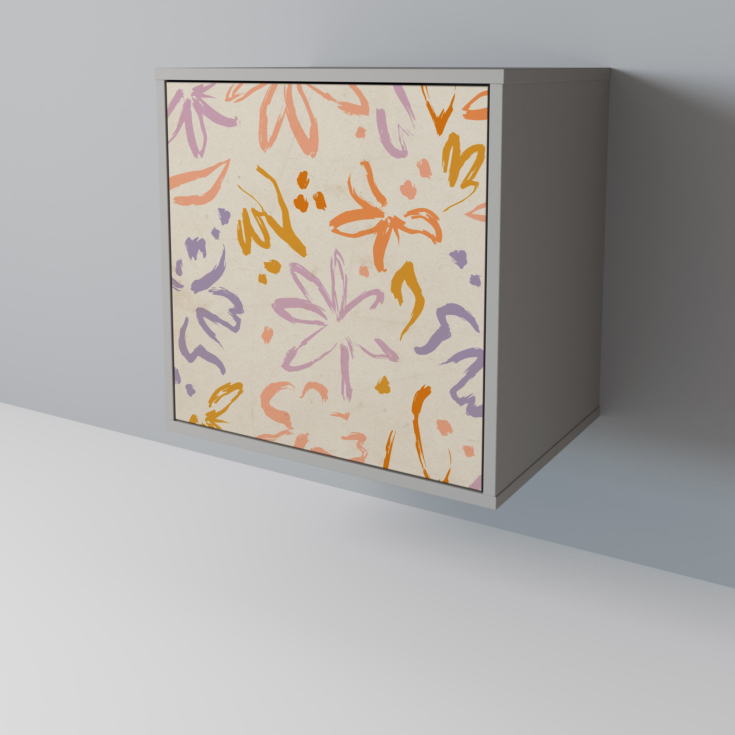 Aparador SPRING WHIMSY de 1 puerta en acabado gris