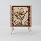 TIMELESS FLORA Aparador de 1 Puerta en Acabado Gris