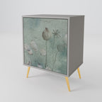 NIGHT LADY Aparador de 1 Puerta en Acabado Gris