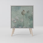 NIGHT LADY Aparador de 1 Puerta en Acabado Gris