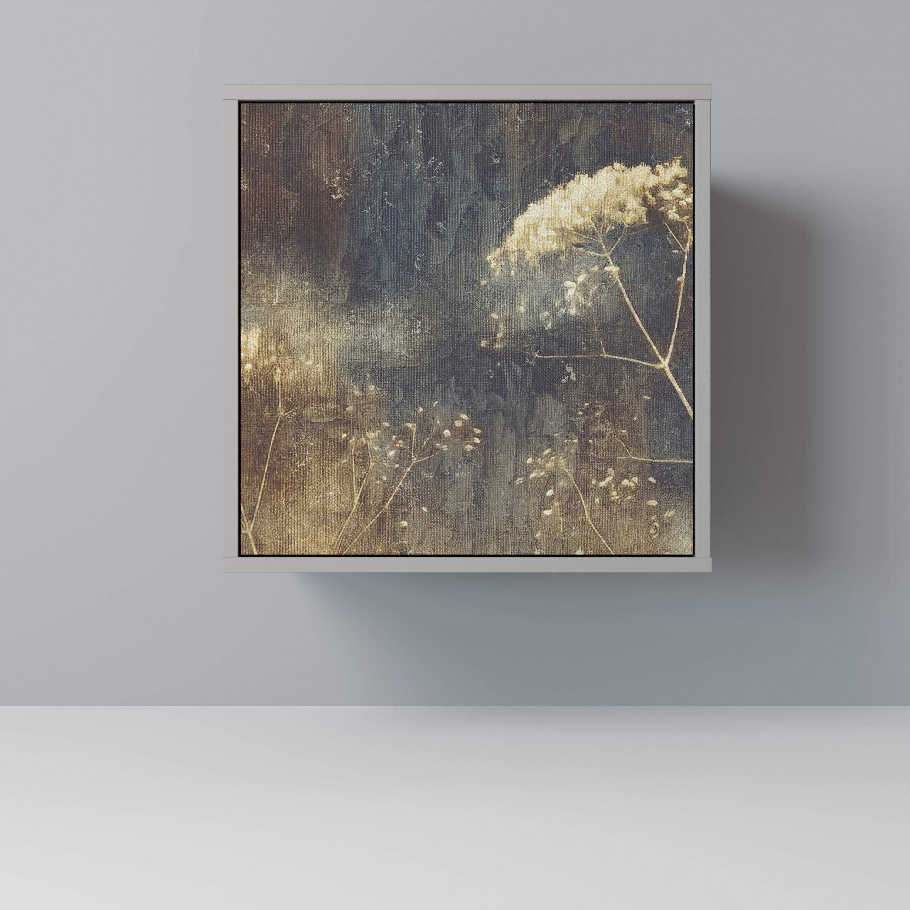 Aparador GENTLE POWER de 1 puerta en acabado gris