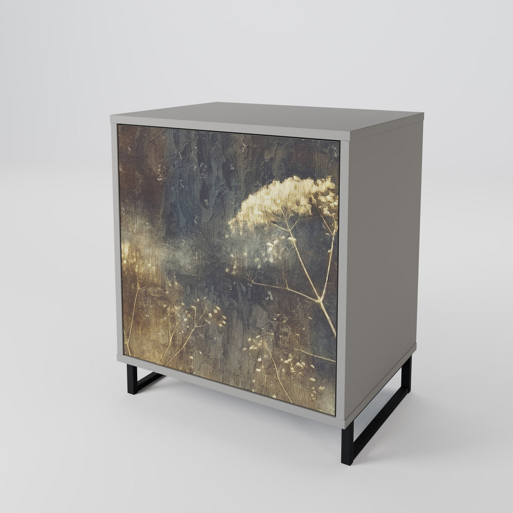 Aparador GENTLE POWER de 1 puerta en acabado gris