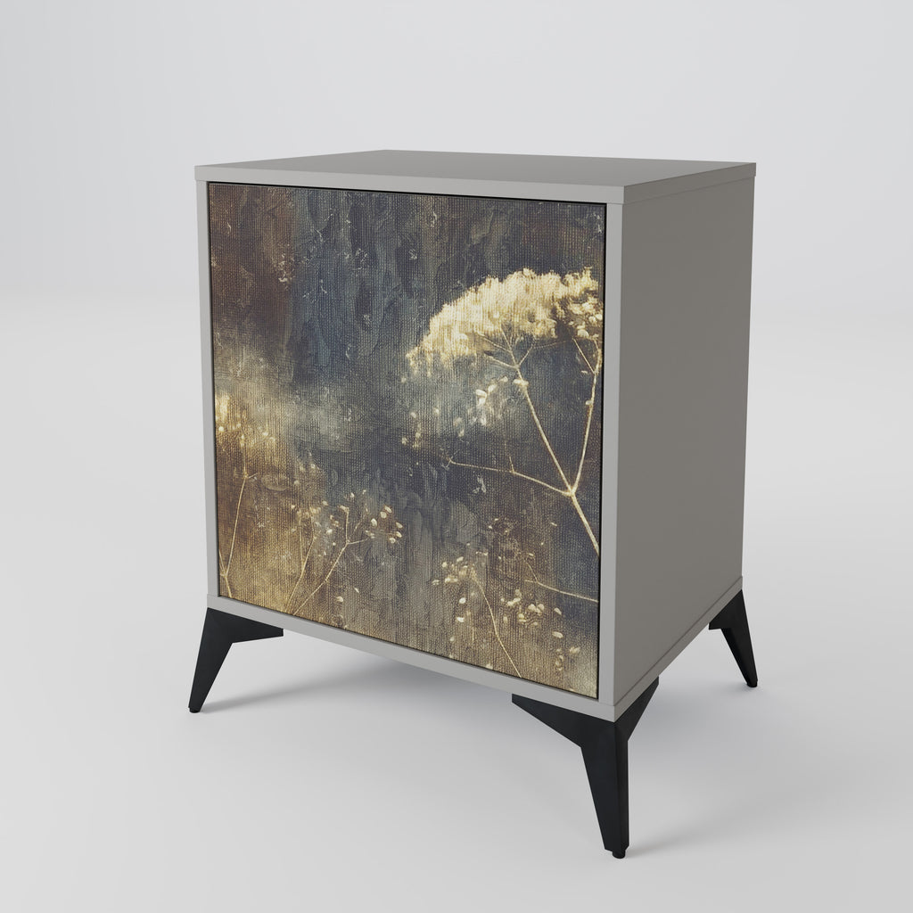 Aparador GENTLE POWER de 1 puerta en acabado gris