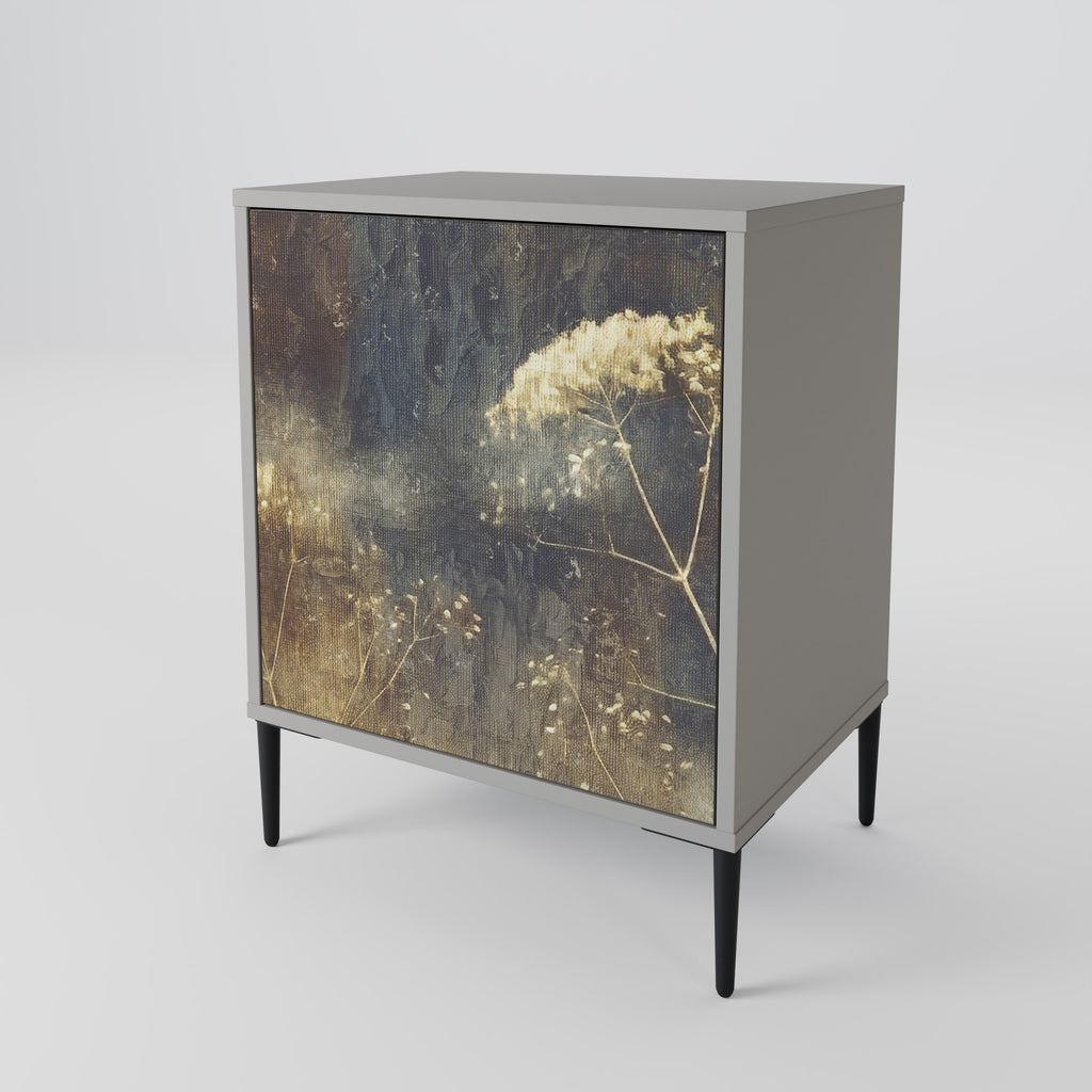 Aparador GENTLE POWER de 1 puerta en acabado gris