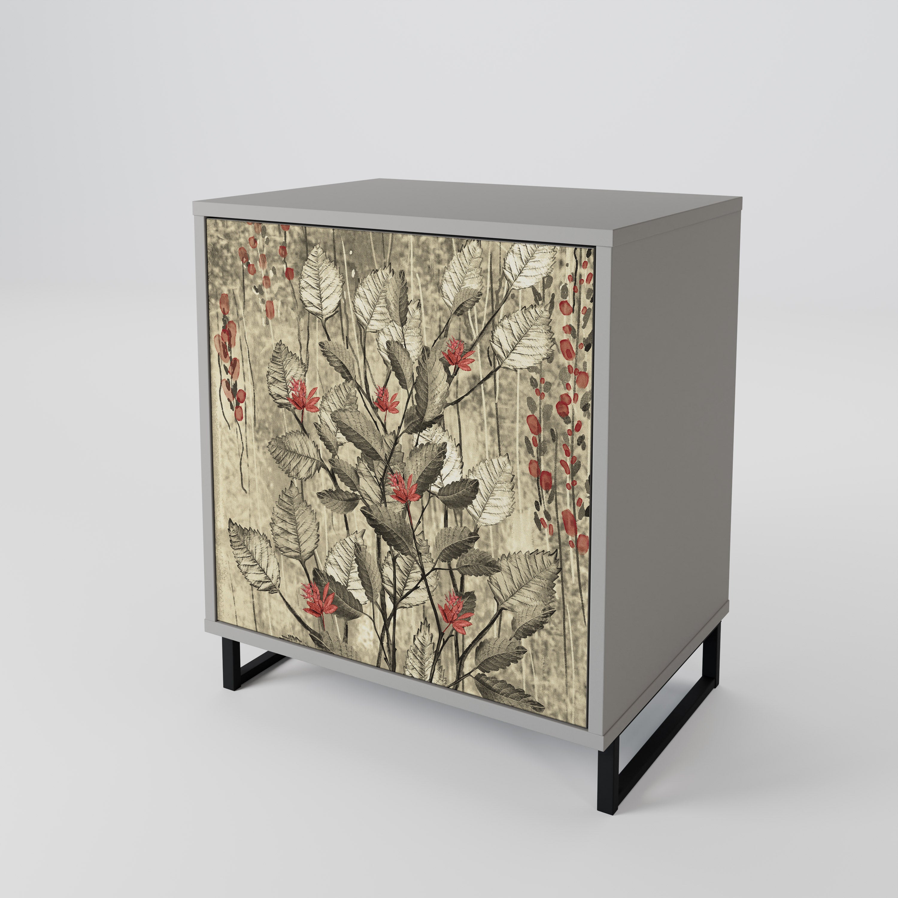 HERBAL GRACE 1-Door Sideboard