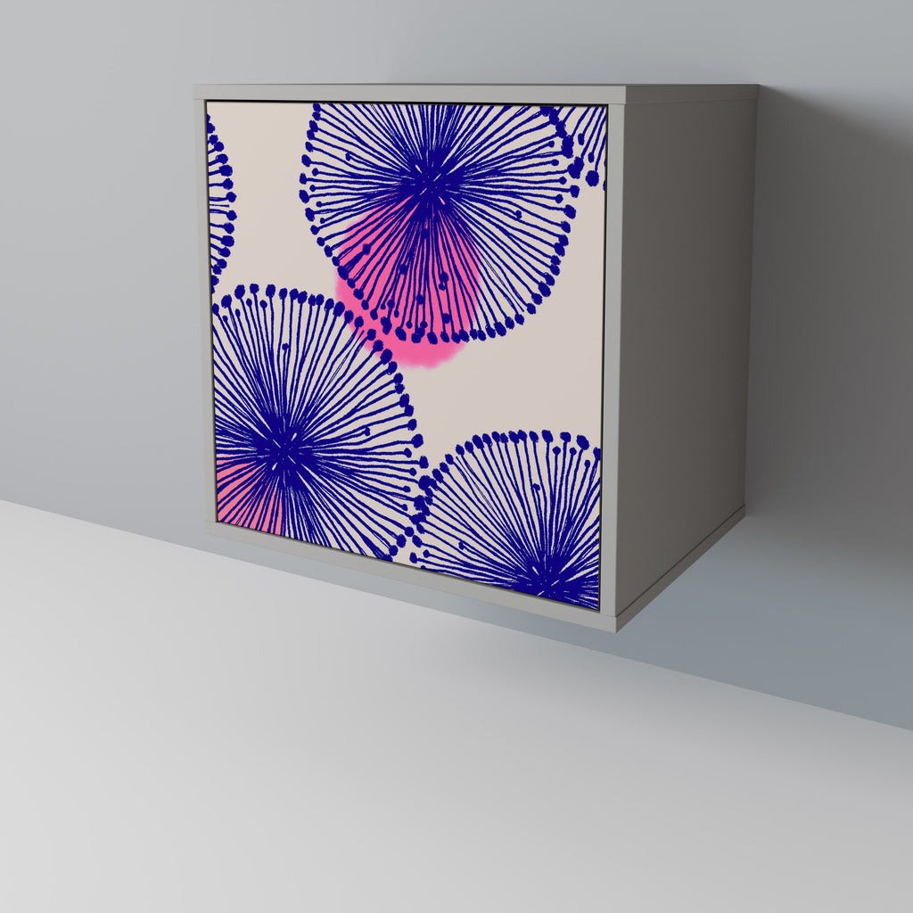 Aparador MAGIC NATURE de 1 puerta en acabado gris