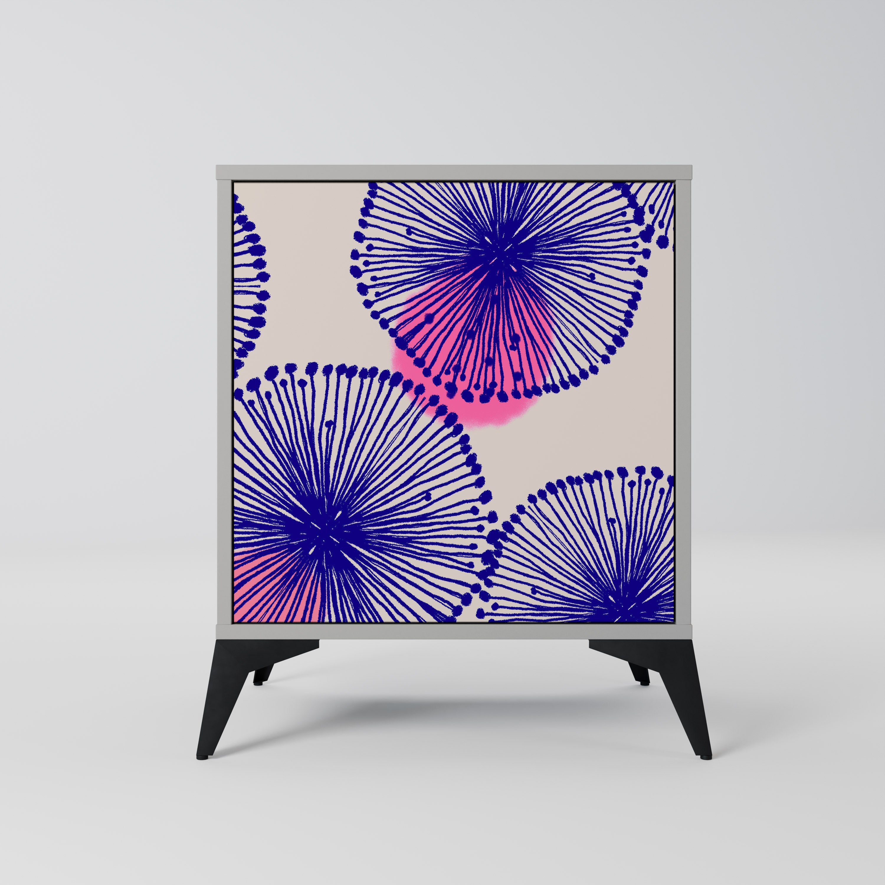 Aparador MAGIC NATURE de 1 puerta en acabado gris