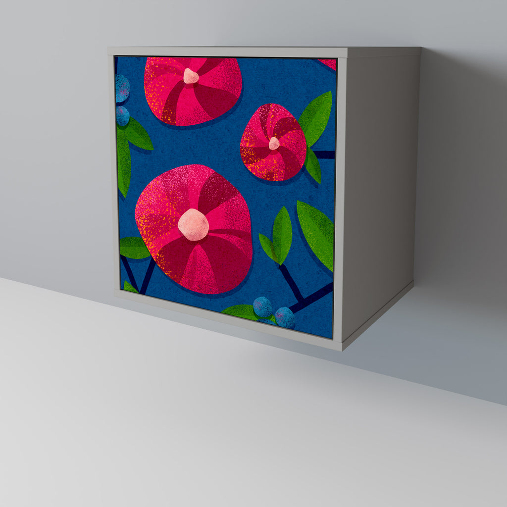 Aparador de 1 puerta SPRING THOUGHTS en acabado gris