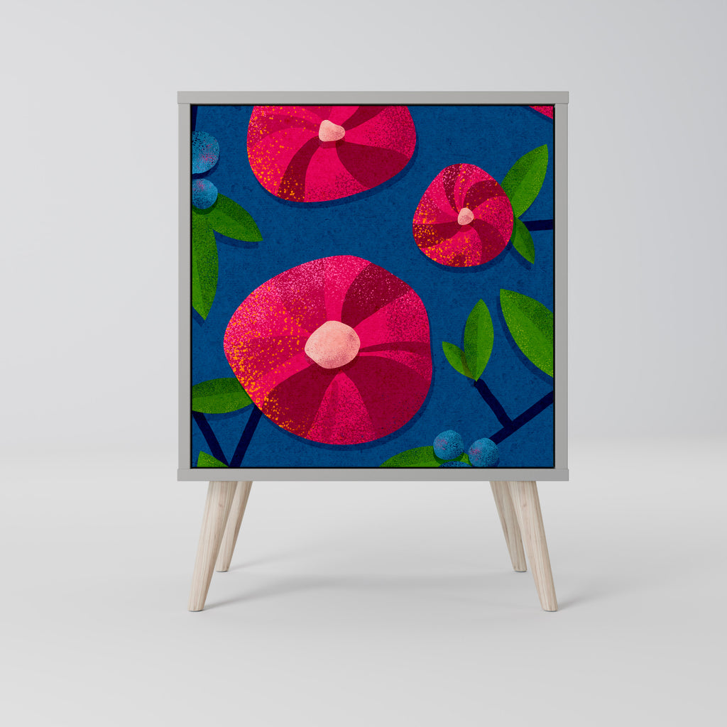 Aparador de 1 puerta SPRING THOUGHTS en acabado gris