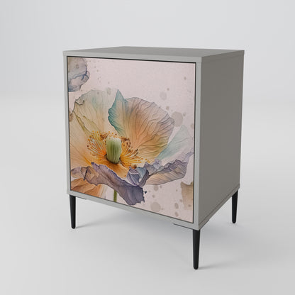 SOFTEN POPPY 1-Door Sideboard
