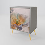 SOFTEN POPPY Aparador de 1 Puerta en Acabado Gris