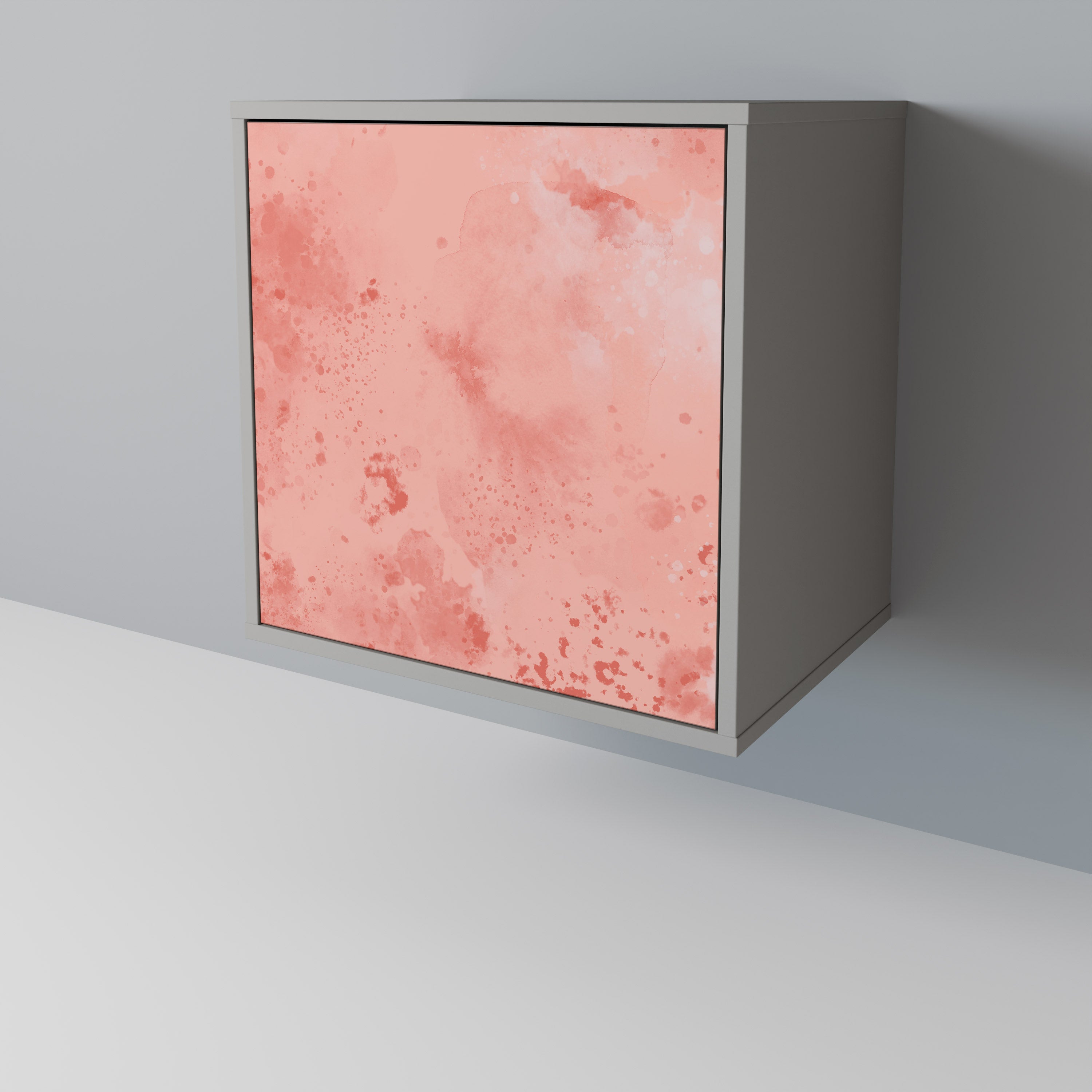 Aparador CRANE DANCE de 1 puerta en acabado gris