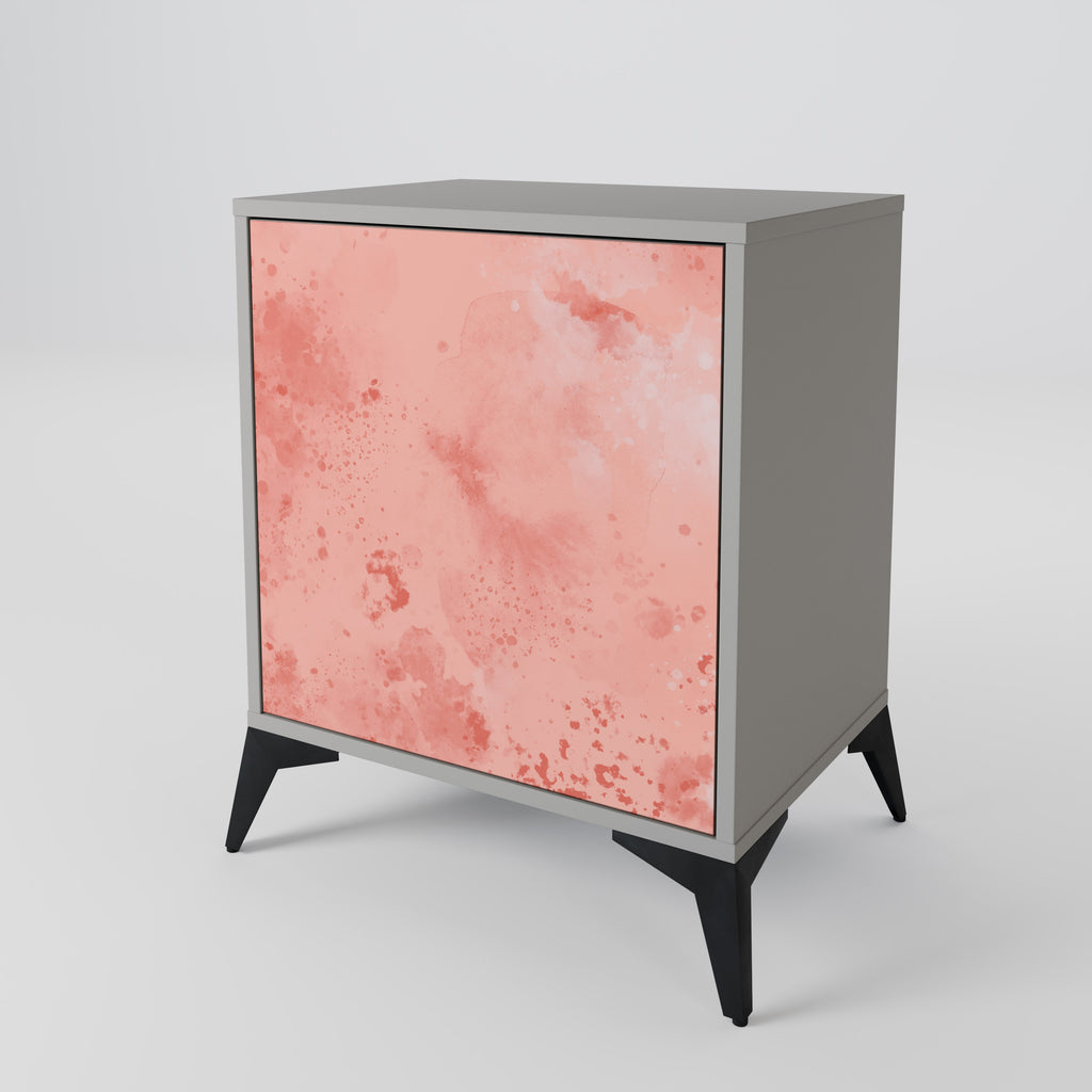 Aparador CRANE DANCE de 1 puerta en acabado gris