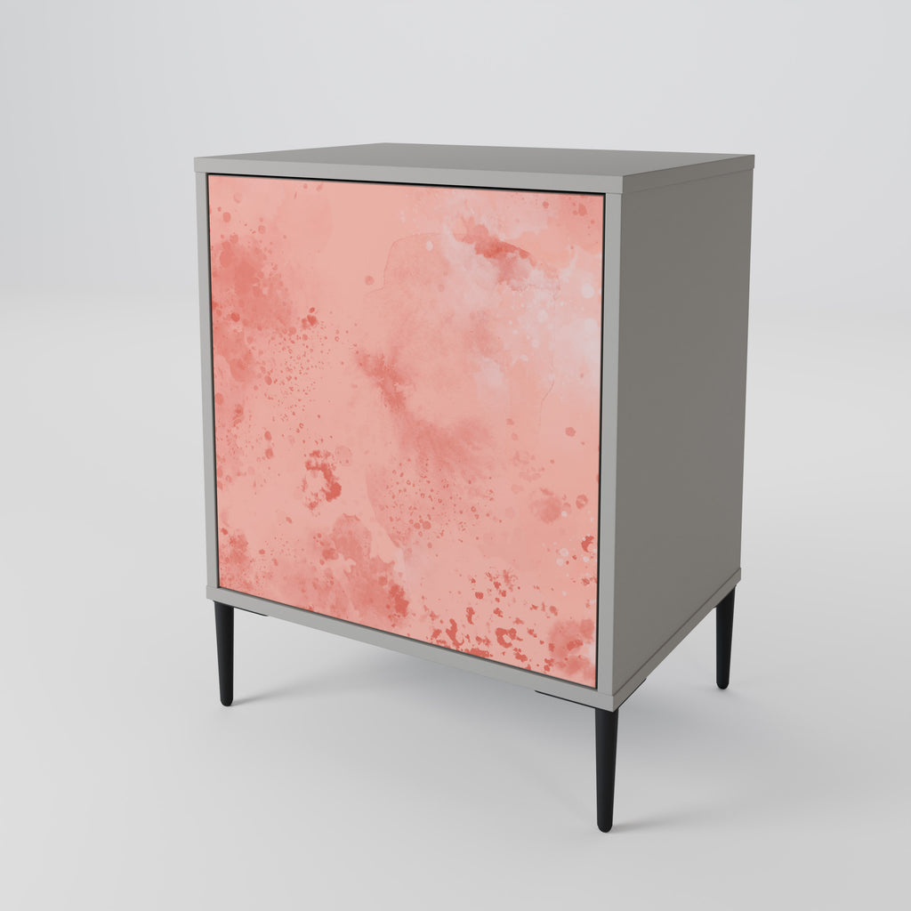 Aparador CRANE DANCE de 1 puerta en acabado gris