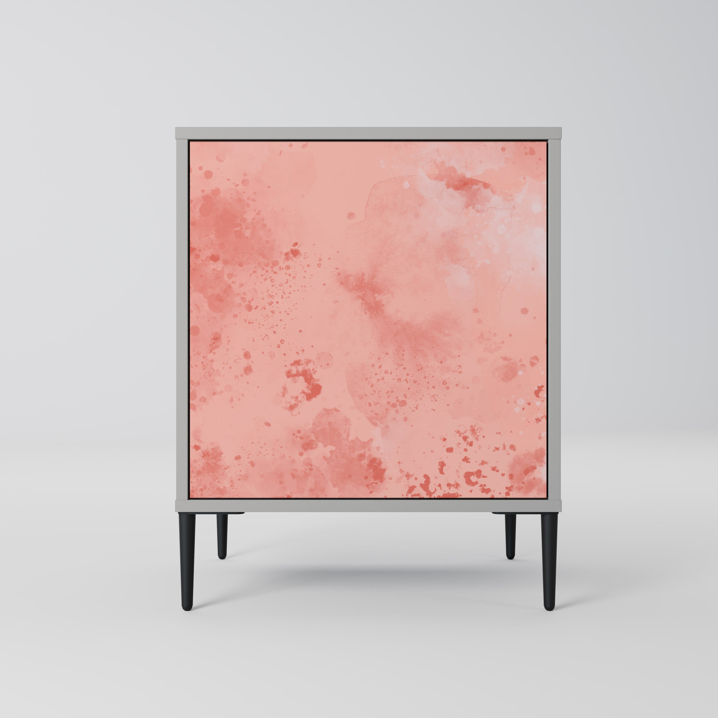 Aparador CRANE DANCE de 1 puerta en acabado gris