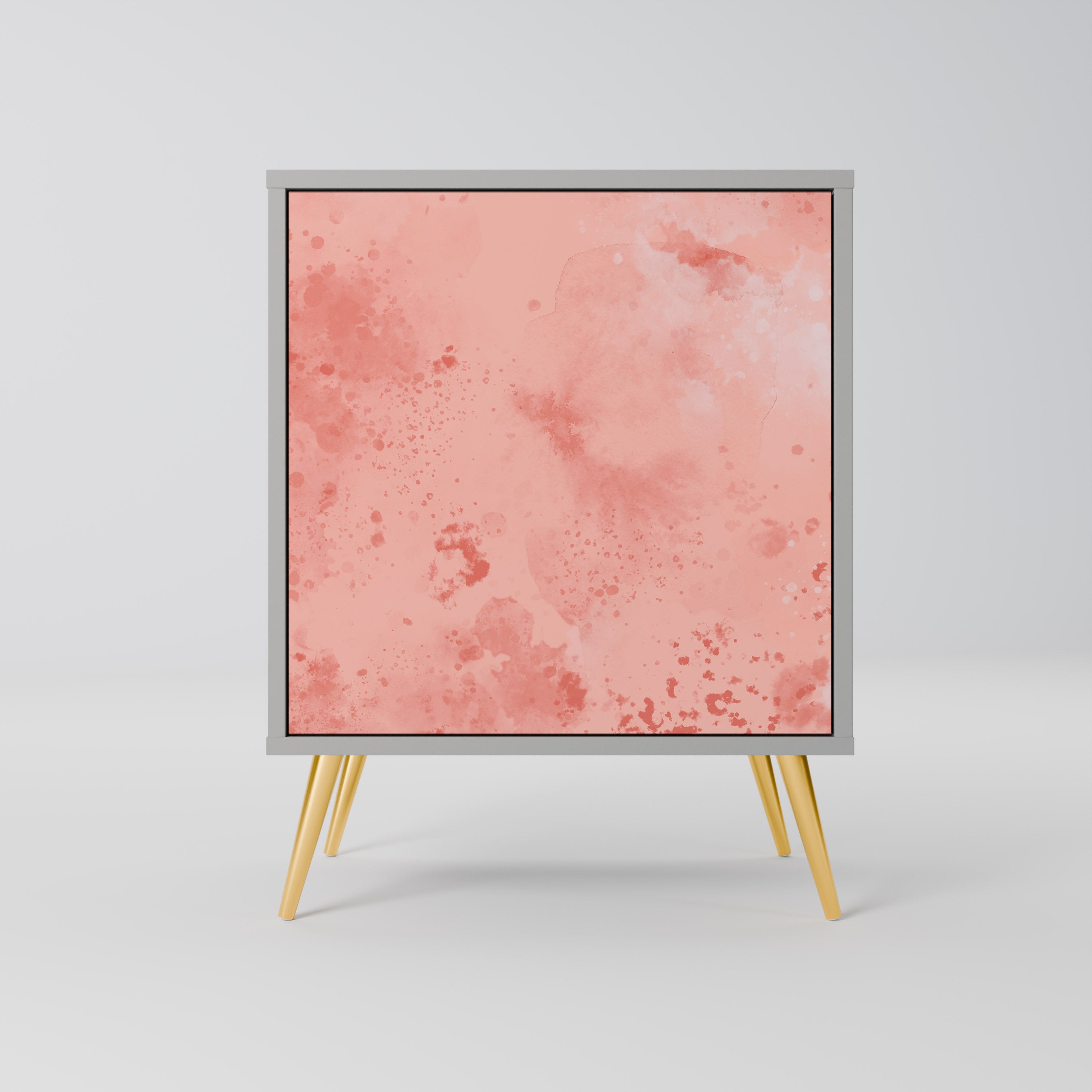 Aparador CRANE DANCE de 1 puerta en acabado gris