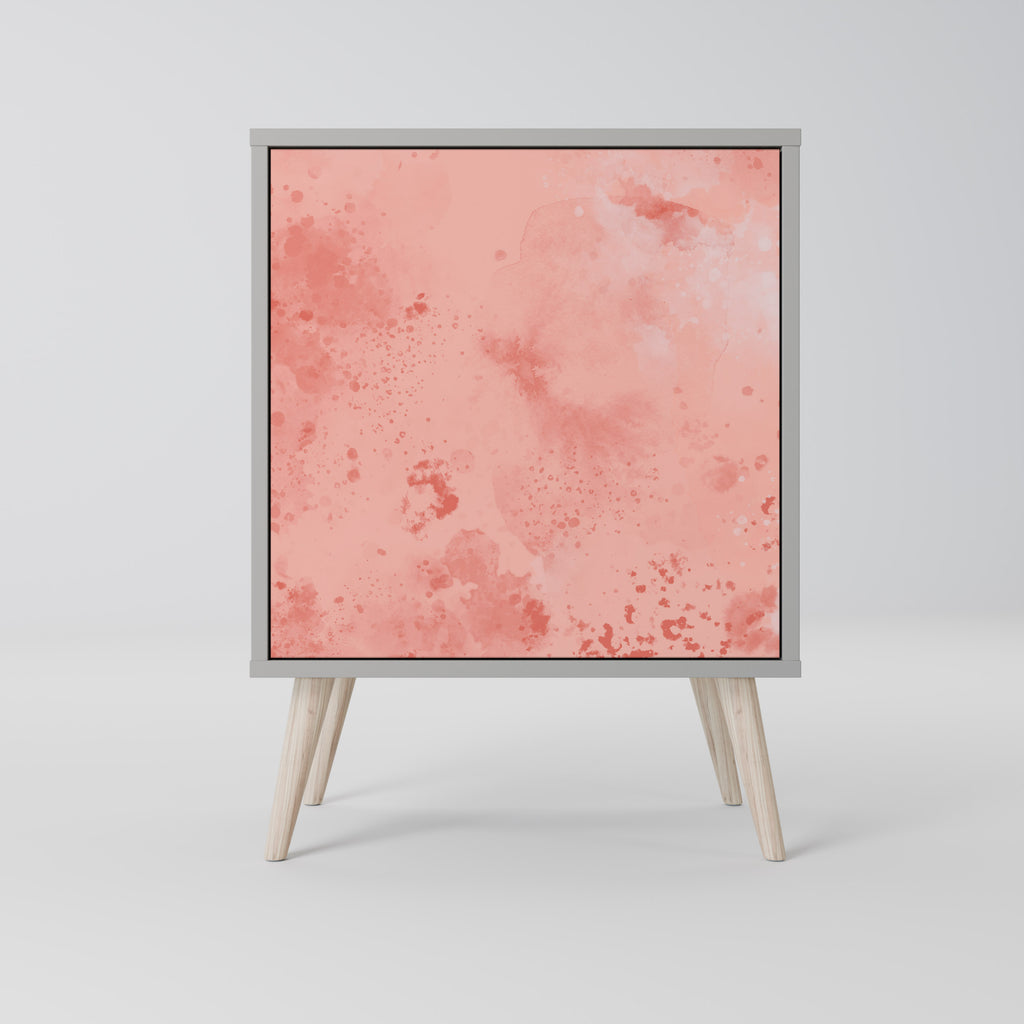 Aparador CRANE DANCE de 1 puerta en acabado gris