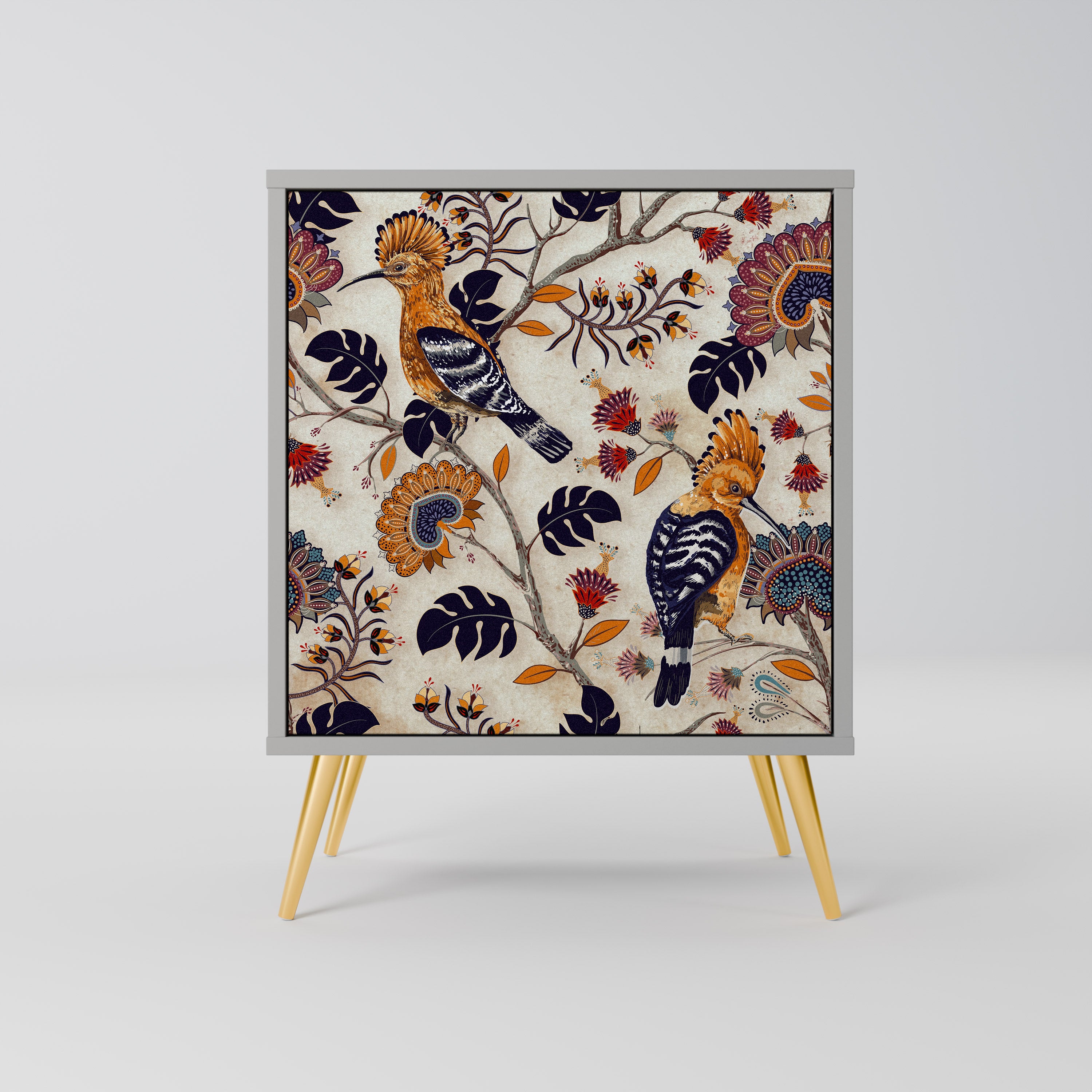 Aparador EMINENT HOOPOE de 1 puerta en acabado gris