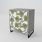 SEEDLING SONGBIRD 1-Door Sideboard in Grey Finish
