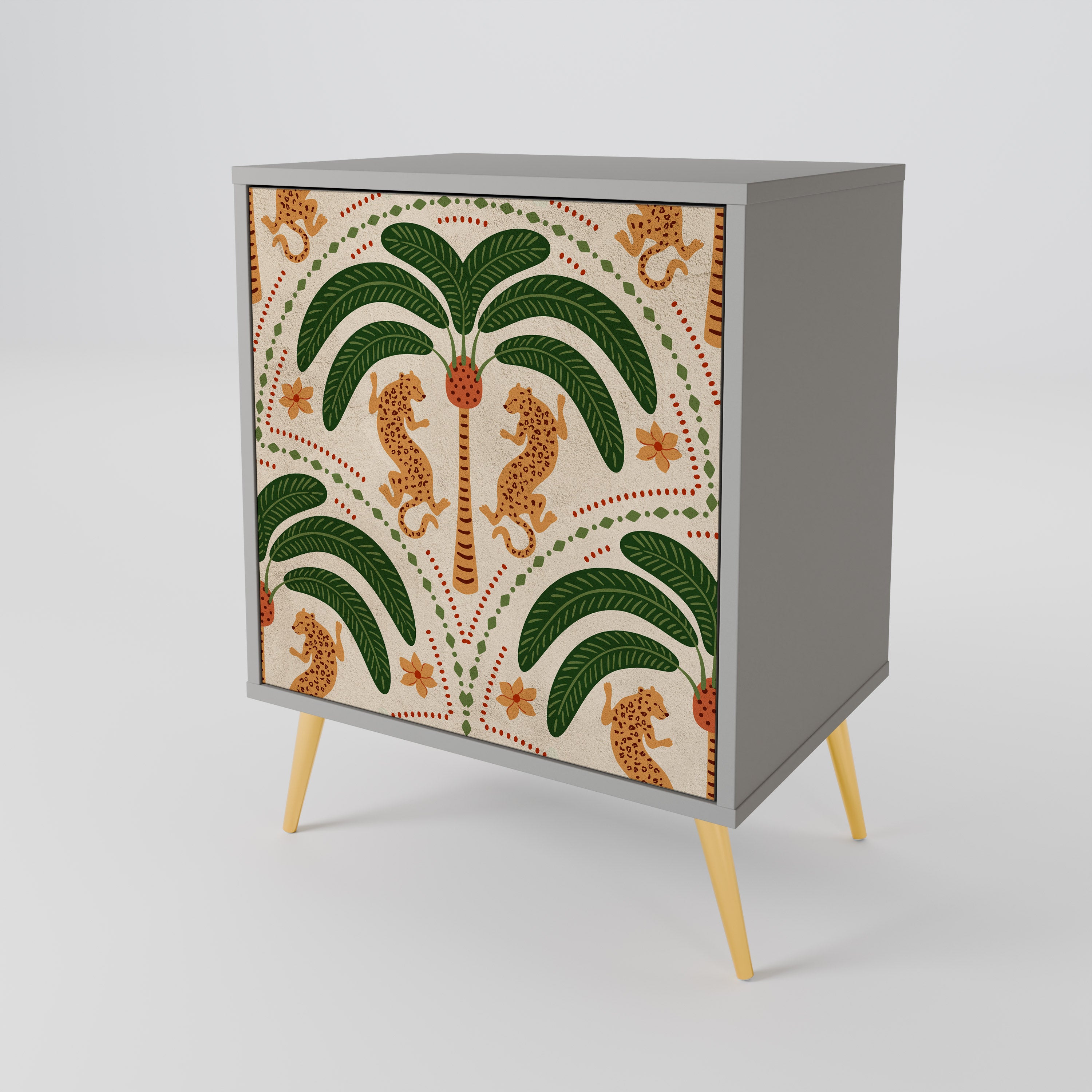 DANCING PREDATORS Aparador de 1 Puerta