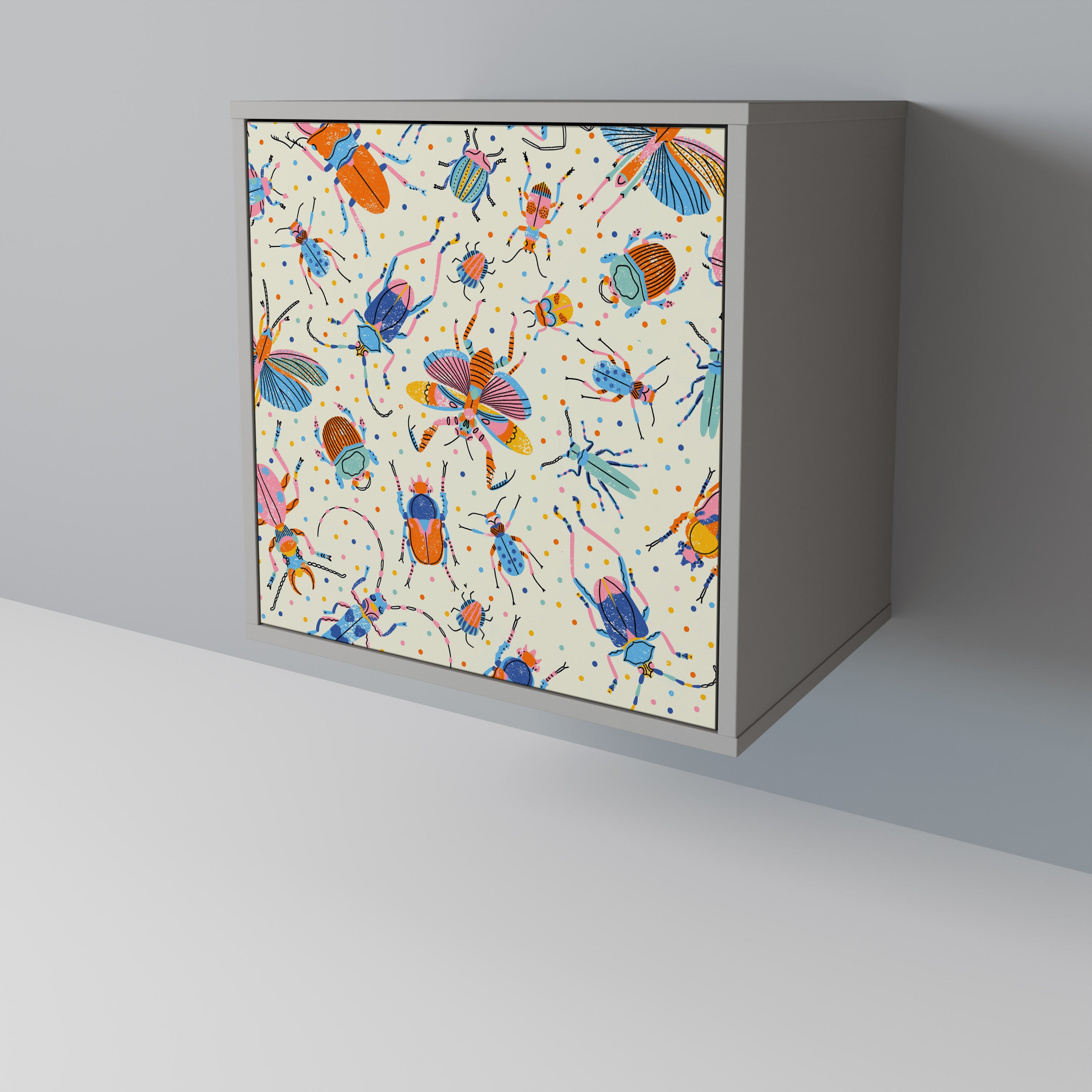 COLORFUL INSECTS Aparador de 1 Puerta
