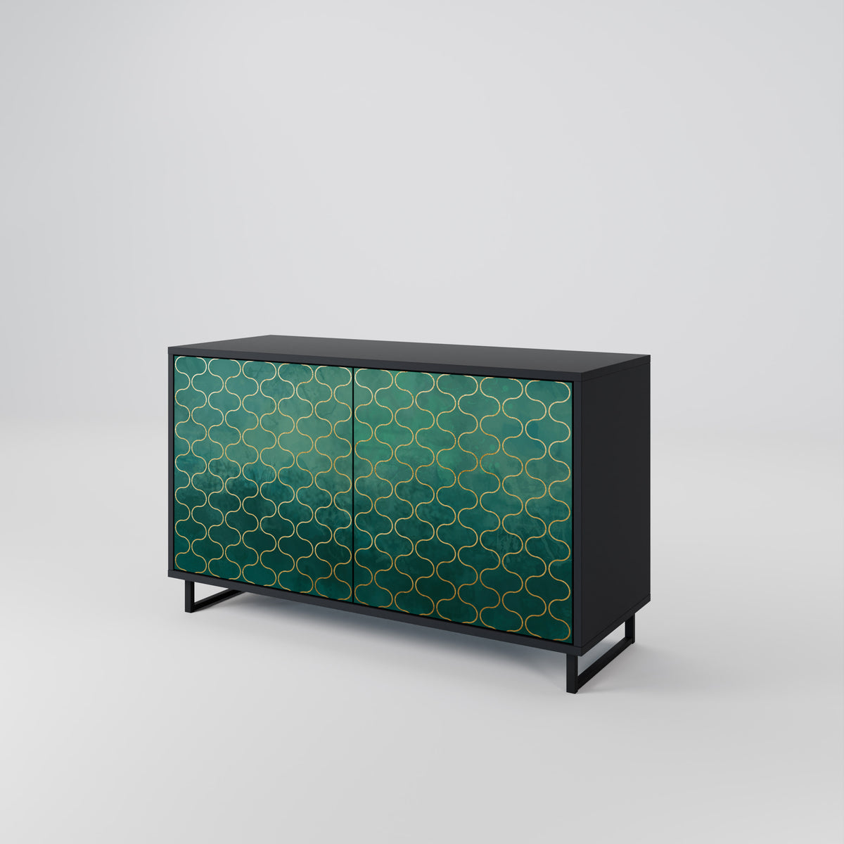 TESSELATED GREENERY Aparador de 2 Puertas