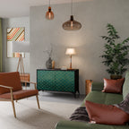 TESSELATED GREENERY Aparador de 2 Puertas