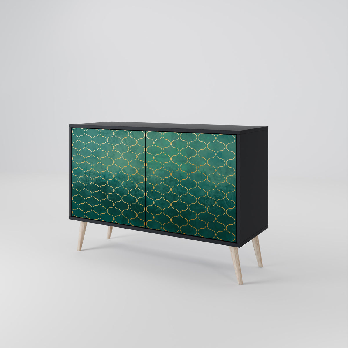 TESSELATED GREENERY Aparador de 2 Puertas