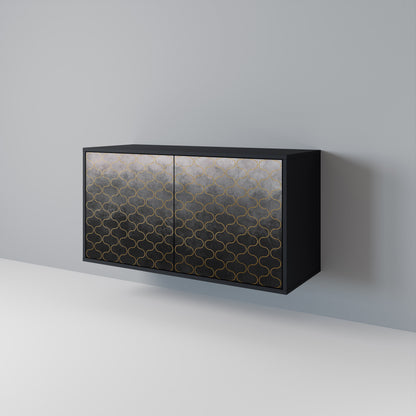 TESSELATED GRAYISH Aparador de 2 Puertas