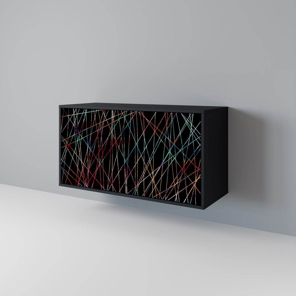 LUMINOUS SNARE 2-Door Sideboard in Black Finish