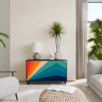 PRISM CONCUSSION 2-Door Sideboard in Black Finish