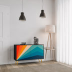 PRISM CONCUSSION 2-Door Sideboard in Black Finish