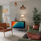 PRISM CONCUSSION 2-Door Sideboard in Black Finish