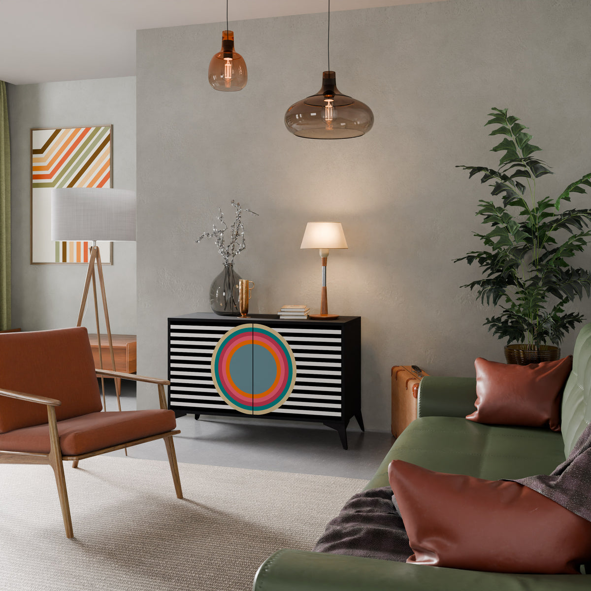 SPECTRA SHOWCASE Aparador de 2 Puertas