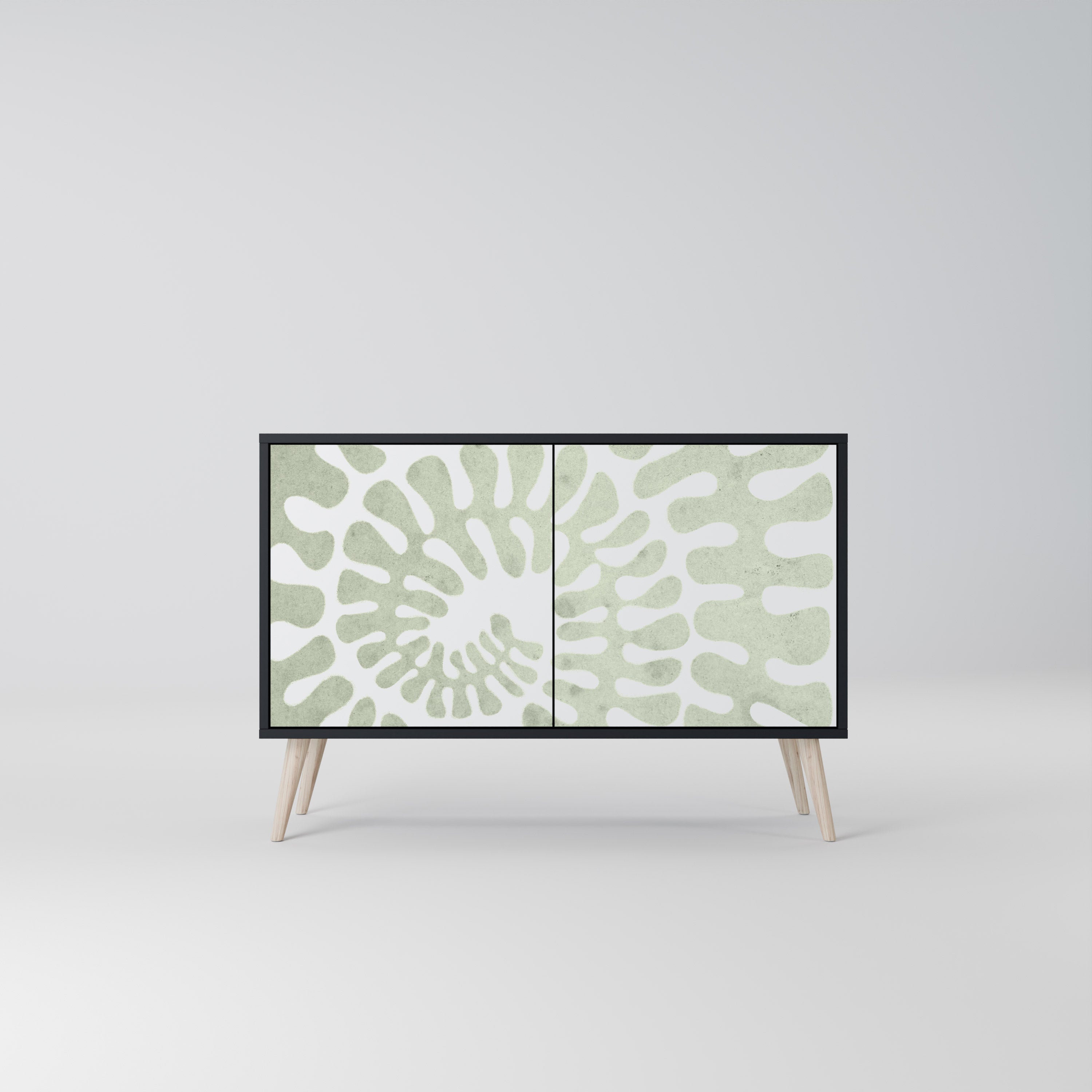 HELIX DANCE 2-Door Sideboard in Black Finish