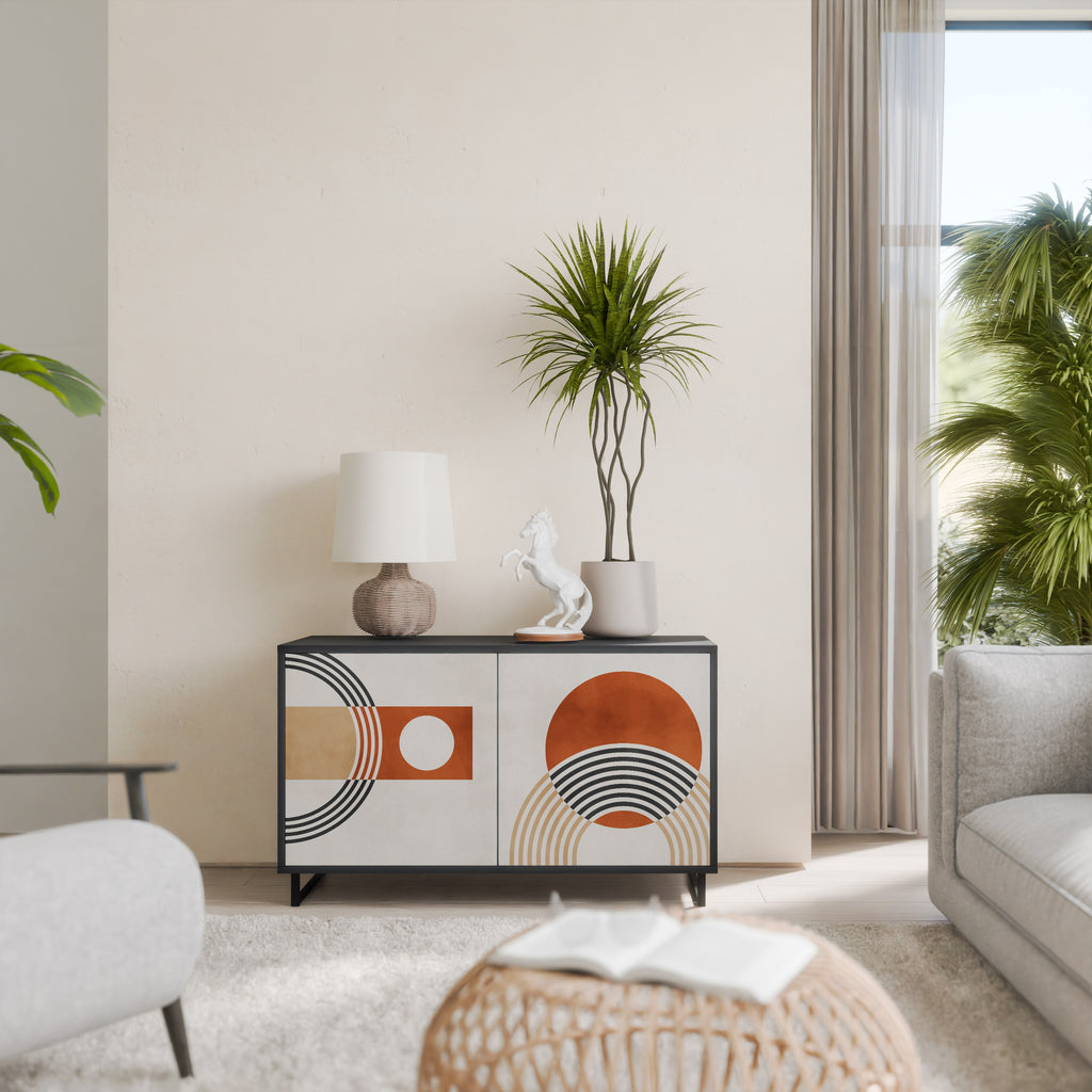 SPACE AROUND 2-Door Sideboard in Black Finish