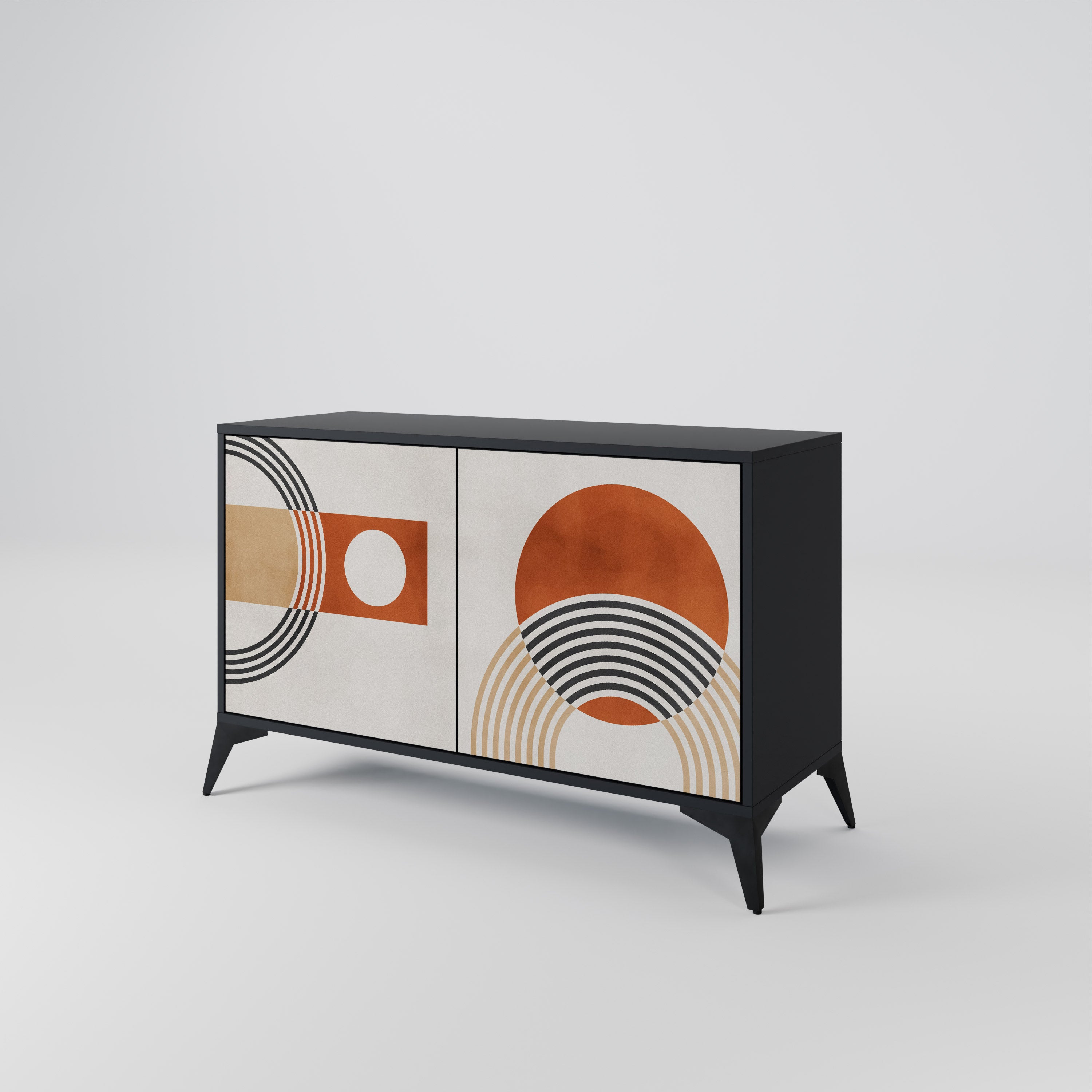 SPACE AROUND 2-Door Sideboard in Black Finish