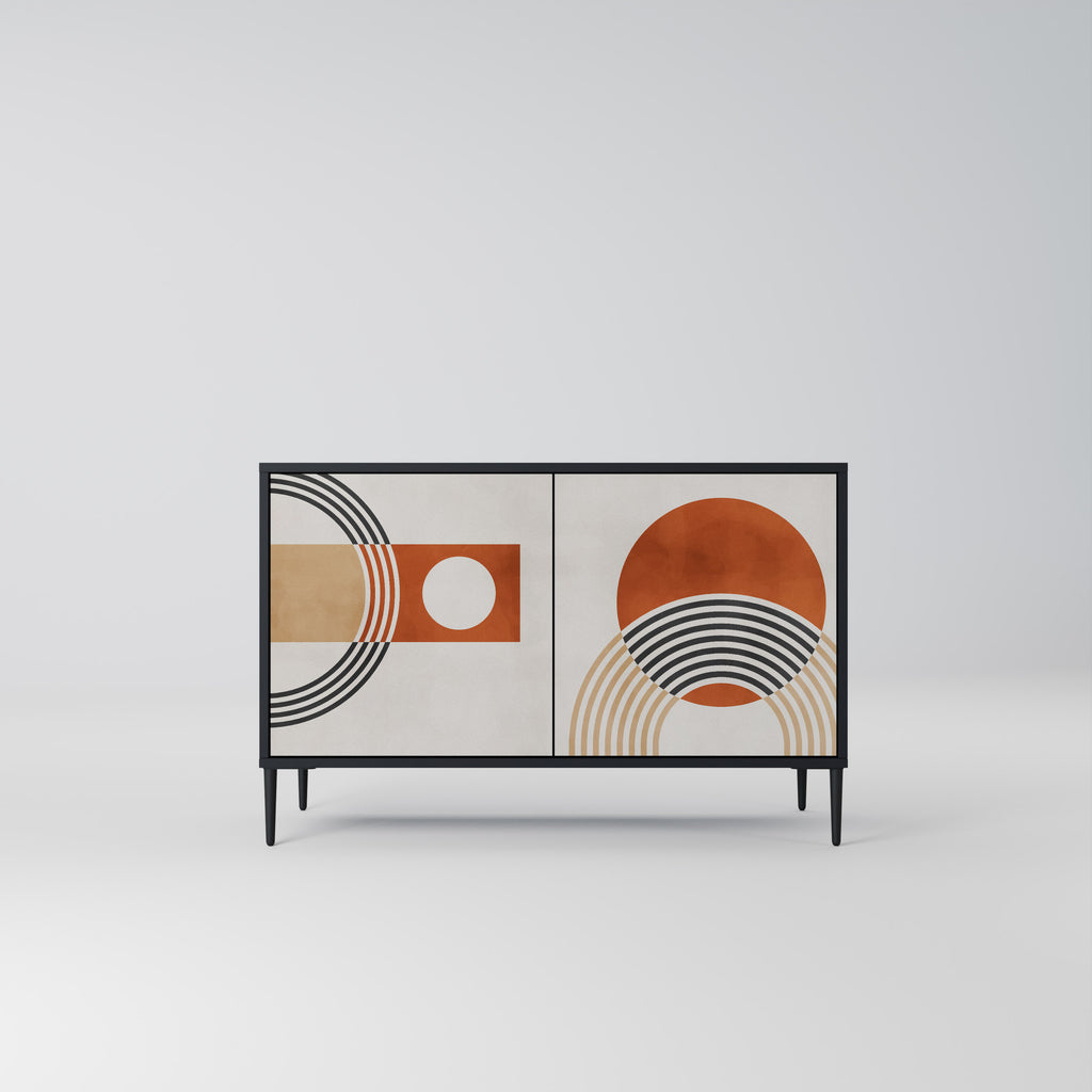 SPACE AROUND 2-Door Sideboard in Black Finish