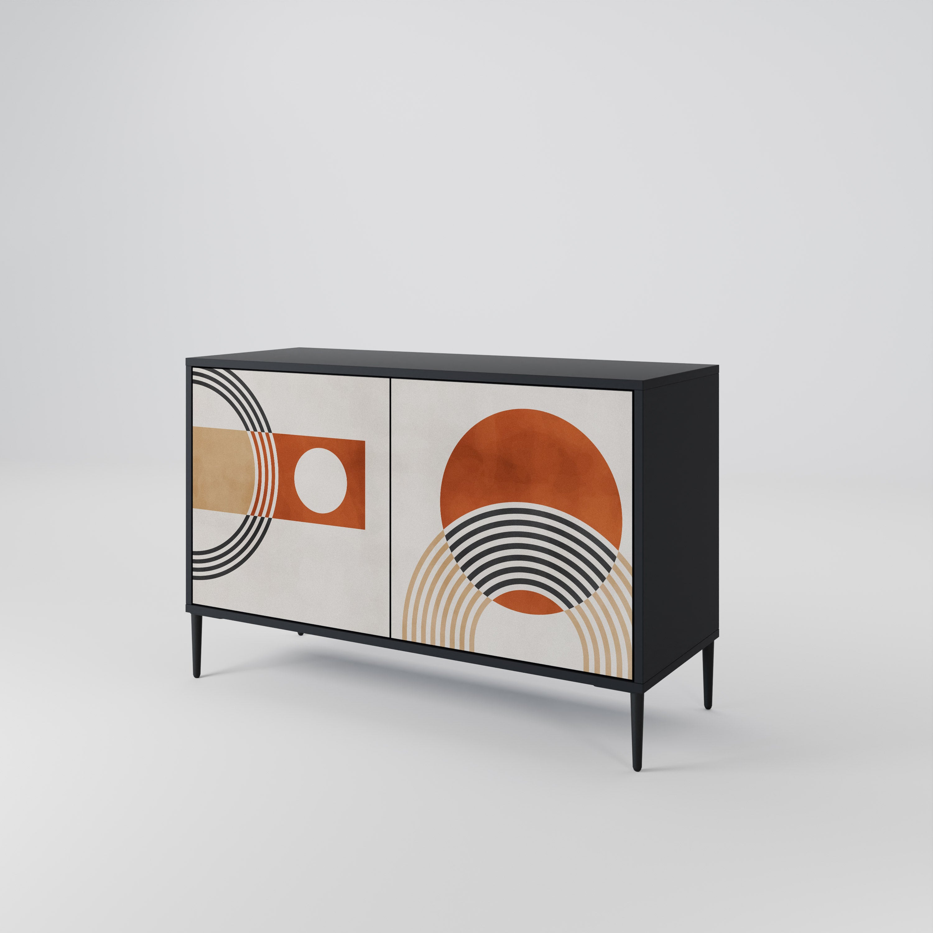 SPACE AROUND 2-Door Sideboard in Black Finish