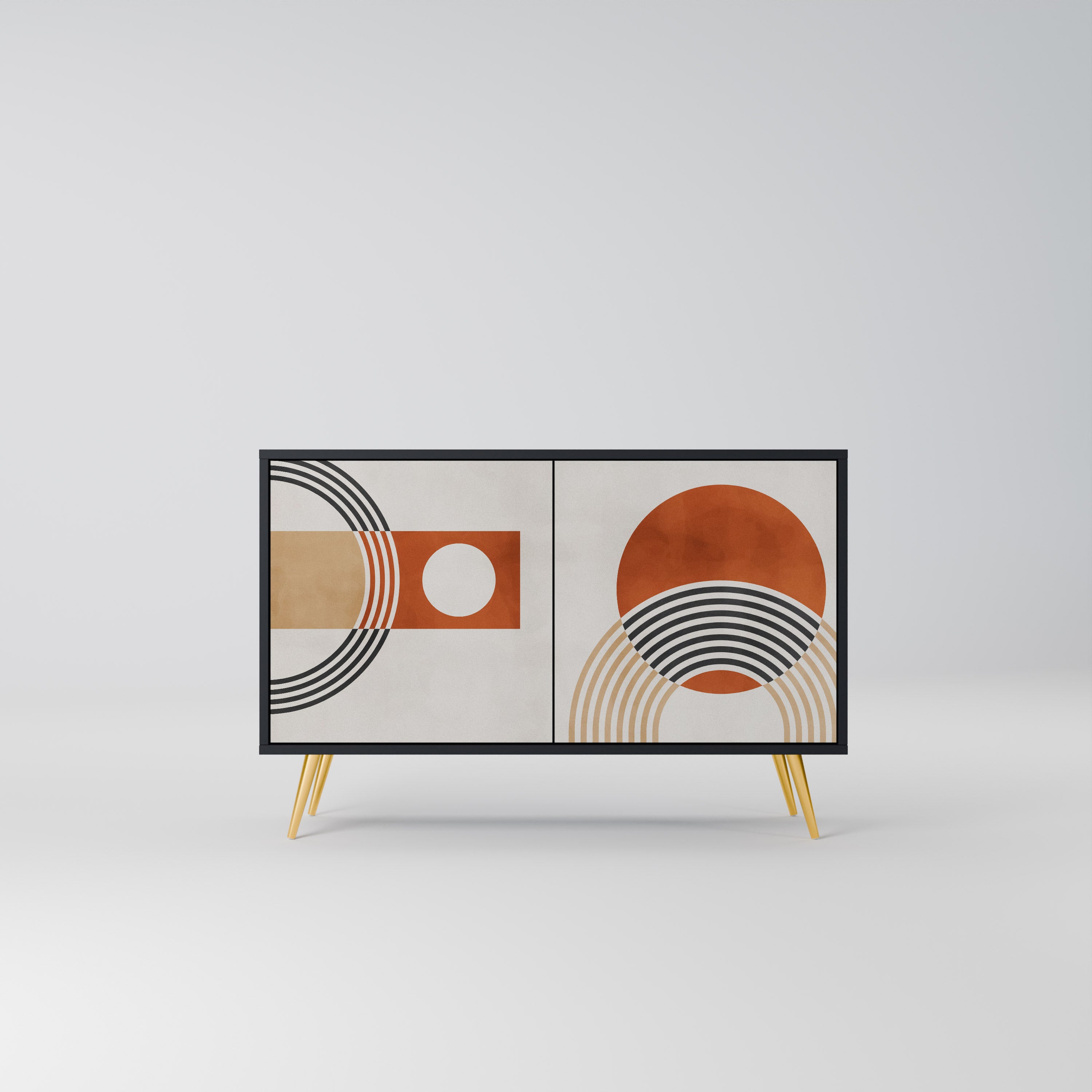 SPACE AROUND 2-Door Sideboard in Black Finish