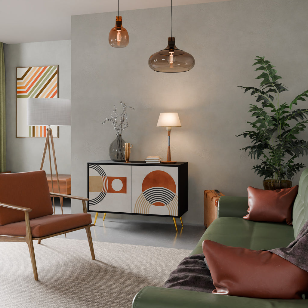 SPACE AROUND 2-Door Sideboard in Black Finish