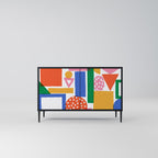GEOMETRIC GLIMMER 2-Door Sideboard